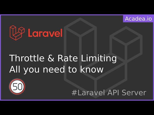 Ep34 - How do Throttle and Rate limiting Protect You | Laravel API Server