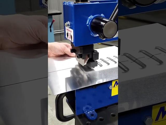 MetalFab Mastery: Louver Tooling with Mittler Bros C-Frame Press! #engineering #technology