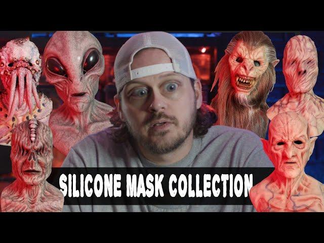 My Silicone Mask Collection (2021) - Full Horror Mask Collection - How Much Did I Spend?