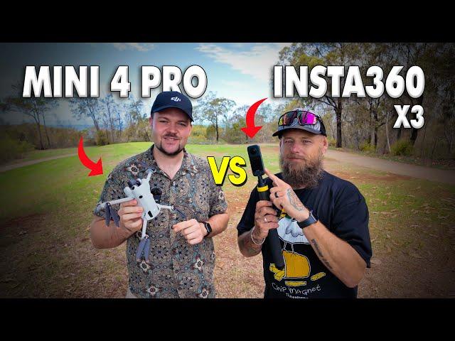 DJI Mini 4 Pro vs Insta360 X3 With @ohcolin | Can A 360 Degree Camera Replace A Drone?