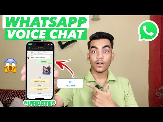 WhatsApp Group Voice Chat | WhatsApp Voice Chat Settings | WhatsApp New Update