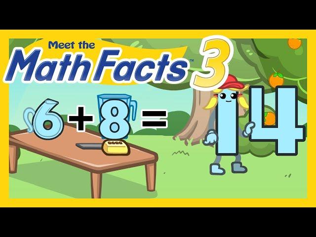 Meet the Math Facts Addition & Subtraction - 6+8=14