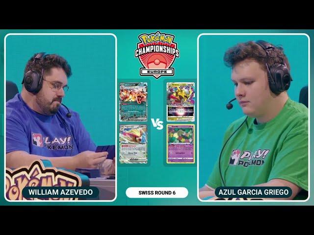 TCG Azul Garcia Griego Vs William Azevedo - 2024 Pokémon Europe International Championships Swiss R6