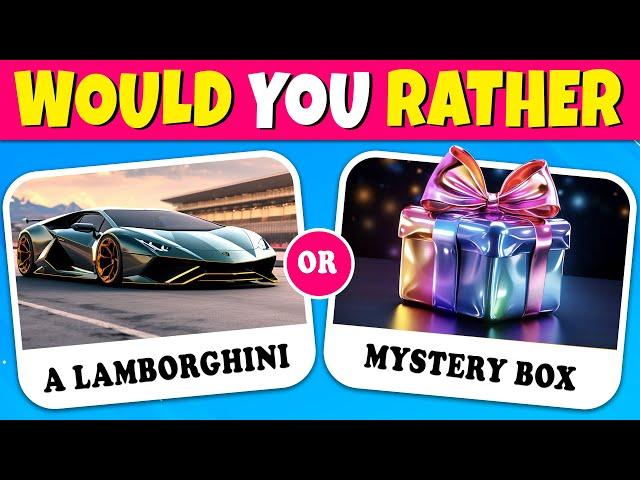 Would You Rather...? MYSTERY Gift Edition  Quiz Rainbow