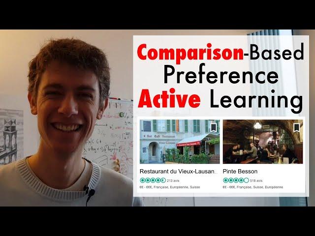 Comparison-Based Preference Active Learning (ft. Lucas Maystre)