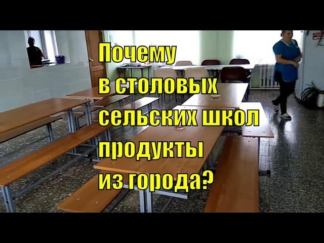 Записки горожанина #22. Почему в столовых сельских школ все продукты из города? Ответ - КШП