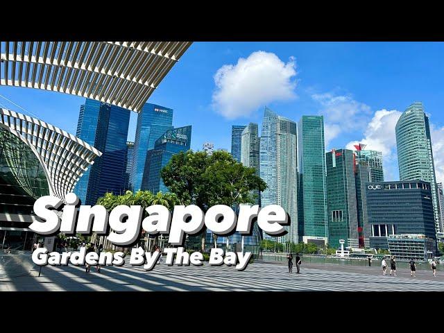 Exploring Singapore’s stunning park, Marina Bay Sands (4K / 60fps Walking tour)