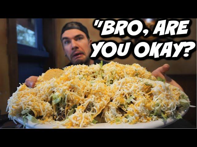 THE CHEESIEST TACO CHALLENGE EVER! | HUGE TACOS | In Bradenton Florida | Man Vs Food