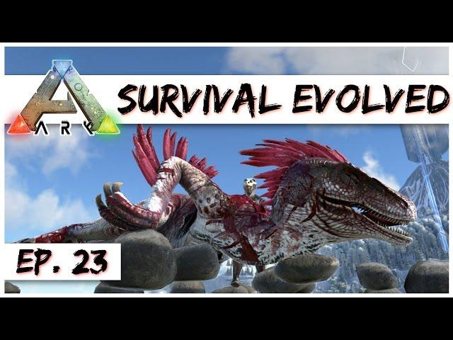 Ark Survival Evolved - Ep. 23 - Double Alpha Raptor Kill! - Pooping Evolved