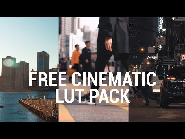 FREE CINEMATIC LUT PACK V.1.0