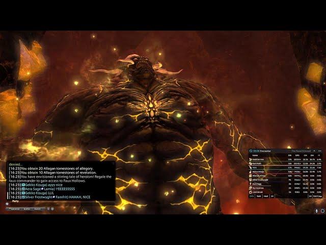 FINAL FANTASY XIV - The Navel Unreal (Titan EX unreal) Clear - MCH PoV