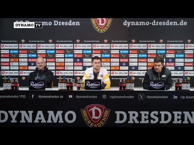 18. Spieltag | SGD - SVW | Pressekonferenz nach dem Spiel