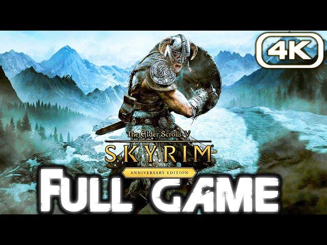 SKYRIM REMASTERED Gameplay Walkthrough FULL GAME (4K 60FPS) No Commentary