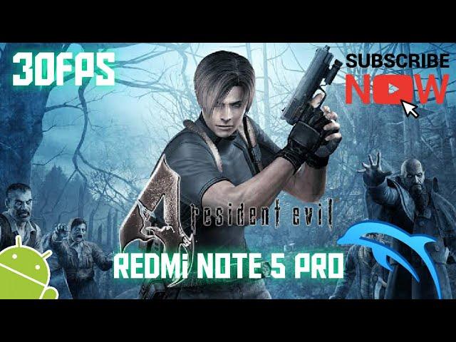 Resident Evil 4 Dolphin MMJ Gameplay+Settings || Redmi Note 5 Pro Snapdragon 636