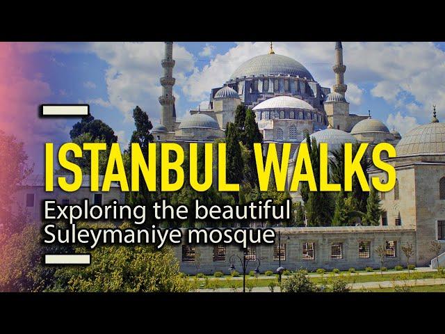  Istanbul Walking Tour - Süleymaniye Mosque and Gardens