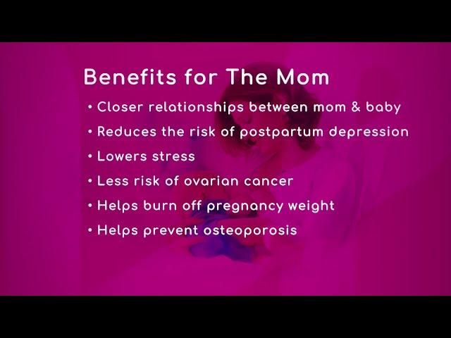 Benefits of Breastfeeding for Moms