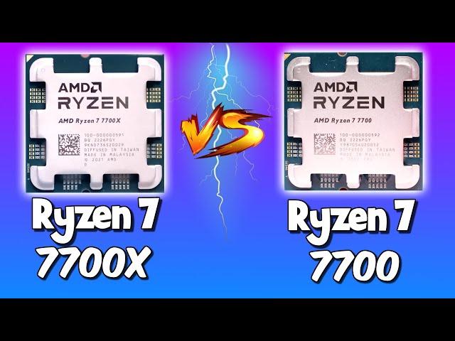 Why Pay More? AMD Ryzen 7 7700X vs Ryzen 7 7700