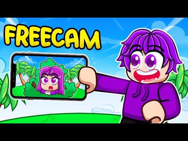 Using FREECAM to CHEAT in Hide & Seek Brookhaven