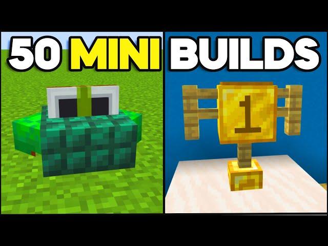 Minecraft: 50+ Mini Build Hacks & Tricks!