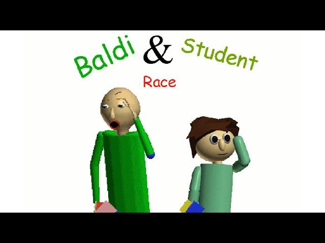 Baldi & Student Race / race at school with Baldi █ Baldi's Basics – mods █