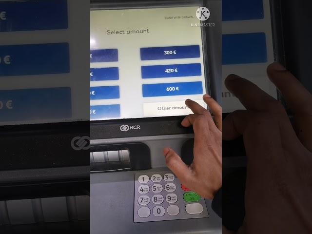 How to withdraw money from ATM booth in Greece and all others Europe