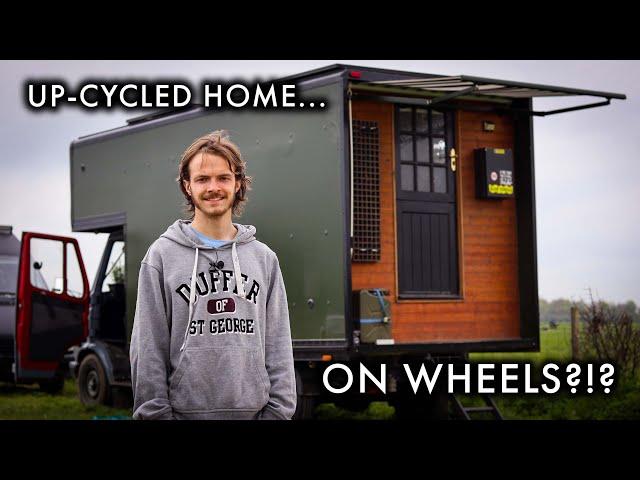 19 Year Old Builds Impressive Box Truck Home | Enjoys Freedom of Full Time Van Life