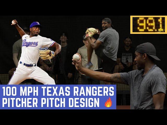 100 MPH Rangers Reliever All Star Break Pitch Design Bullpen | Alex Speas