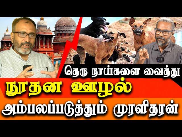 QR code for stray dogs - chennai corporation new plan - Animal Activist Muralidharan EXPOSE