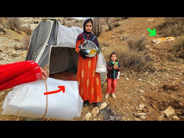 Mina, the mother of resilient nomads: A story of help and life in tents and caves