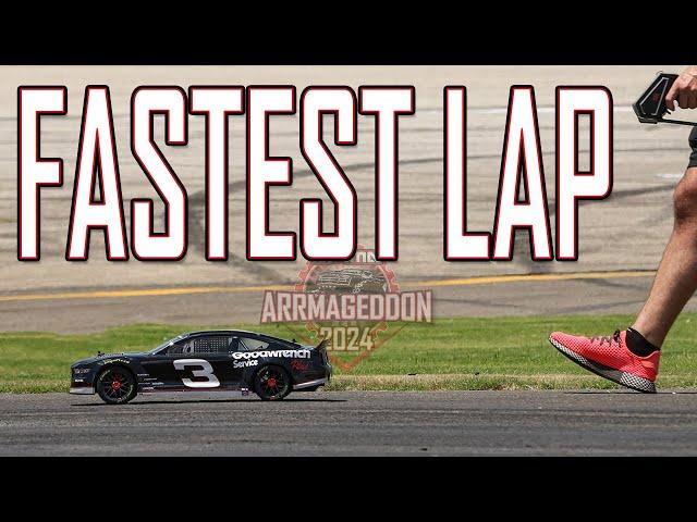 WORLD'S FASTEST LAP around the Freedom Factory with an RC Car! ARRMAGEDDON 2024 FAST LAP