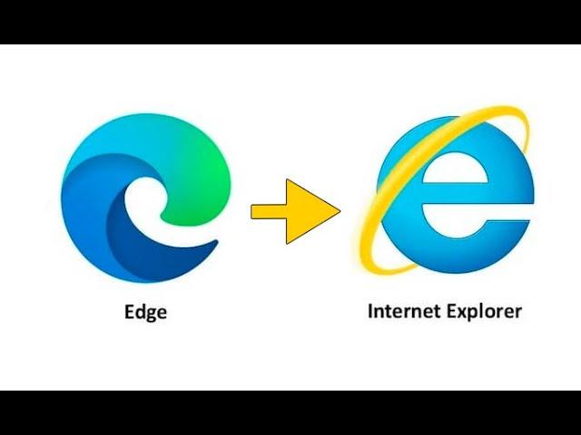 Что делать если вместо internet explorer открывается Edge.