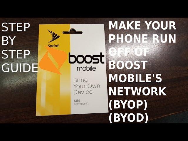 Bring Your Own Phone to Boost Mobile (BYOP) HD