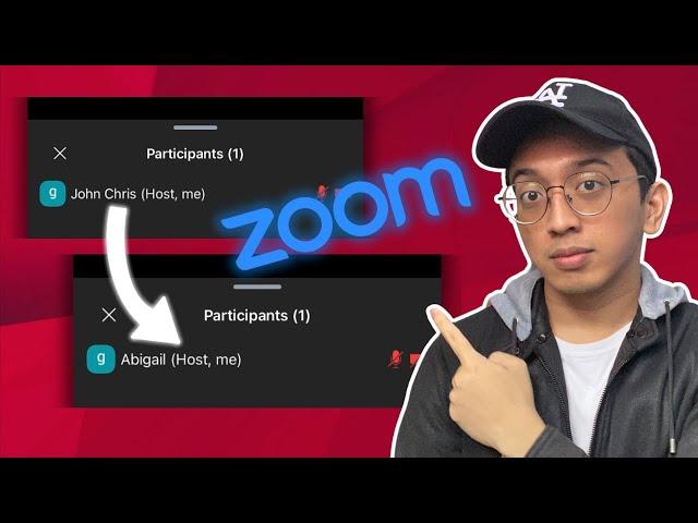 How To Change Your Name In Zoom & During Zoom Meeting (2025)