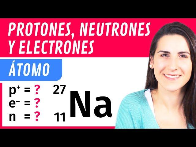 Calcular PROTONES, NEUTRONES y ELECTRONES ️ Número Másico y Atómico