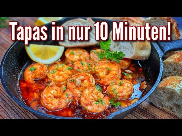 Gambas al Ajillo (Knoblauchgarnelen) - Urlaubsgeschmack zuhause - Westmünsterland BBQ