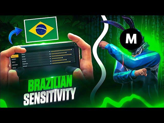 BRAZIL  SETTINGS || iPhone XR SETTINGS ️ HUD + SENSI + DPI [FREE FIRE HIGHLIGHTS] 