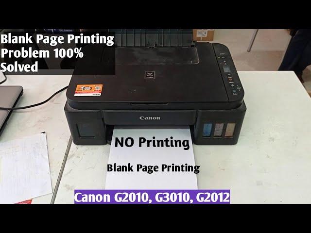 Canon G2010 not printing | Canon G2010 not printing black ink