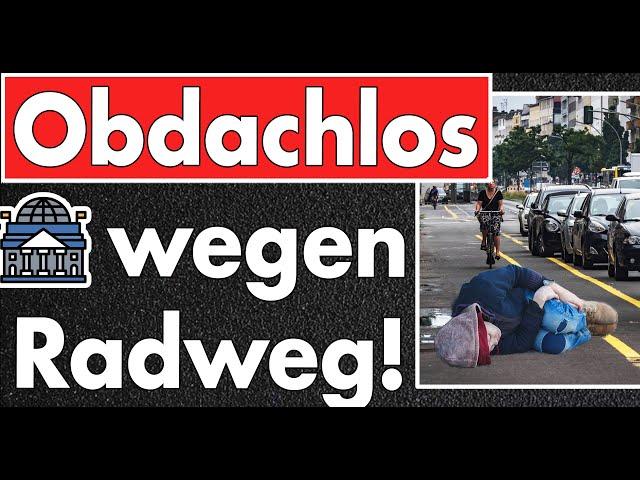 Auszug! In 10 Tagen beginnt die Nutzungsuntersagung in der Kantstraße Berlin wegen illegalem Radweg!