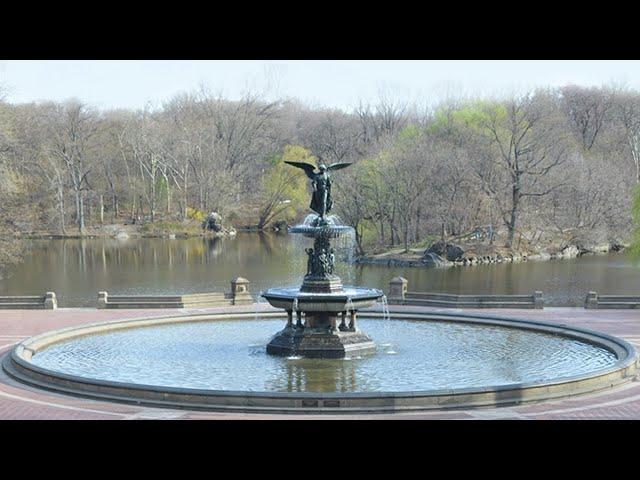 Preparing Bethesda Fountain for Spring