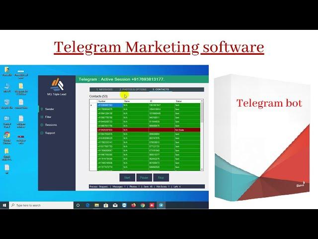 Telegram messenger | telegram scraper | Telegram Data Extractor | telegram marketing tools