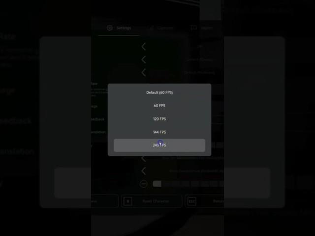 Adjust your maximum FPS in #Roblox games!