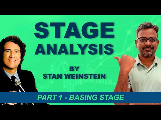 STAGE ANALYSIS for Stock Trends By Stan Weinstein | Stage 1 - Basing Stage