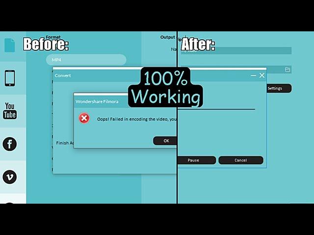 Filmora Export error fixed |100% Working.
