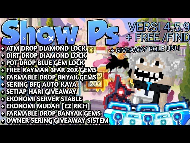 EASY PROFIT!!⁉️ POT DROP BGL!! GROWTOPIA PRIVATE SERVER TERBARU 2024 GTPS TERBARU