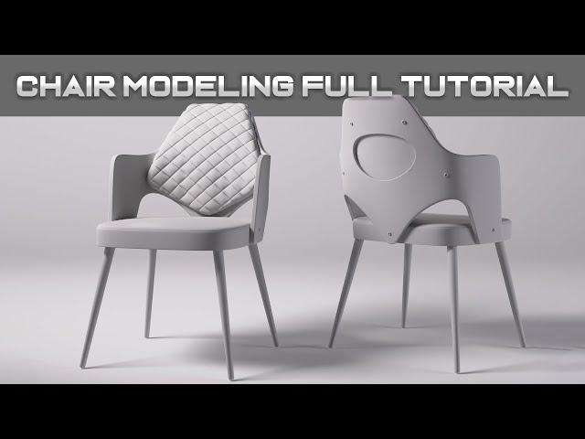 Furniture Modeling: Modern Chair in 3ds Max #modeling #tips #furniture