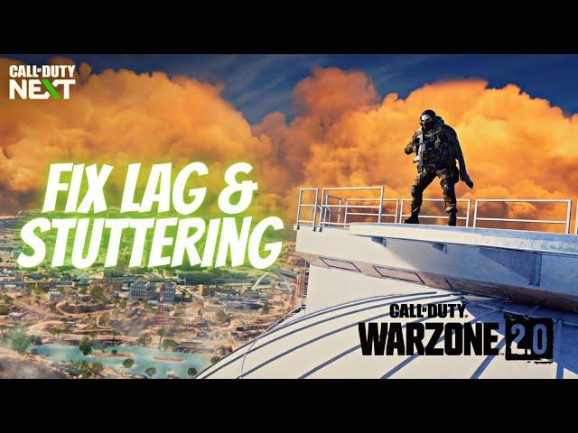 WARZONE 2 BEST PC SETTINGS TO STOP LAG and FIX STUTTERING