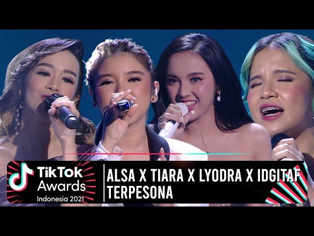 ENERJIK!! LYODRA X TIARA ANDINI X IDGITAF X ALSA AQILAH - TERPESONA | TikTok AWARDS INDONESIA 2021