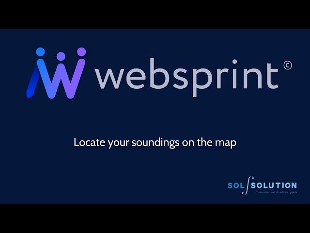 Websprint© : Locate your soundings on the map