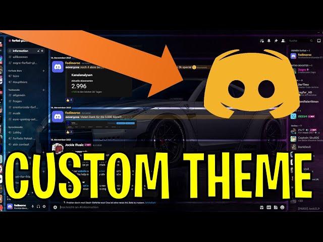 Discord Hintergrund Design verändern / BetterDiscord Themes | Discord Tutorial 2021 | forfad