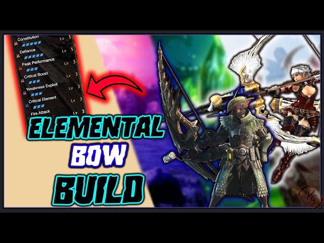 Elemental bow build for all elements | Monster Hunter Rise Sunbreak